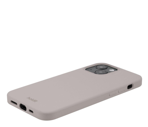 Holdit Silicone Case iPhone 15 Taupe - 1148737 - zdjęcie 3